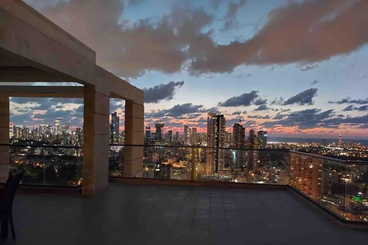 Apartament Beautiful Penthouse W/Amazing View, Prime Location Ramat Gan Zewnętrze zdjęcie