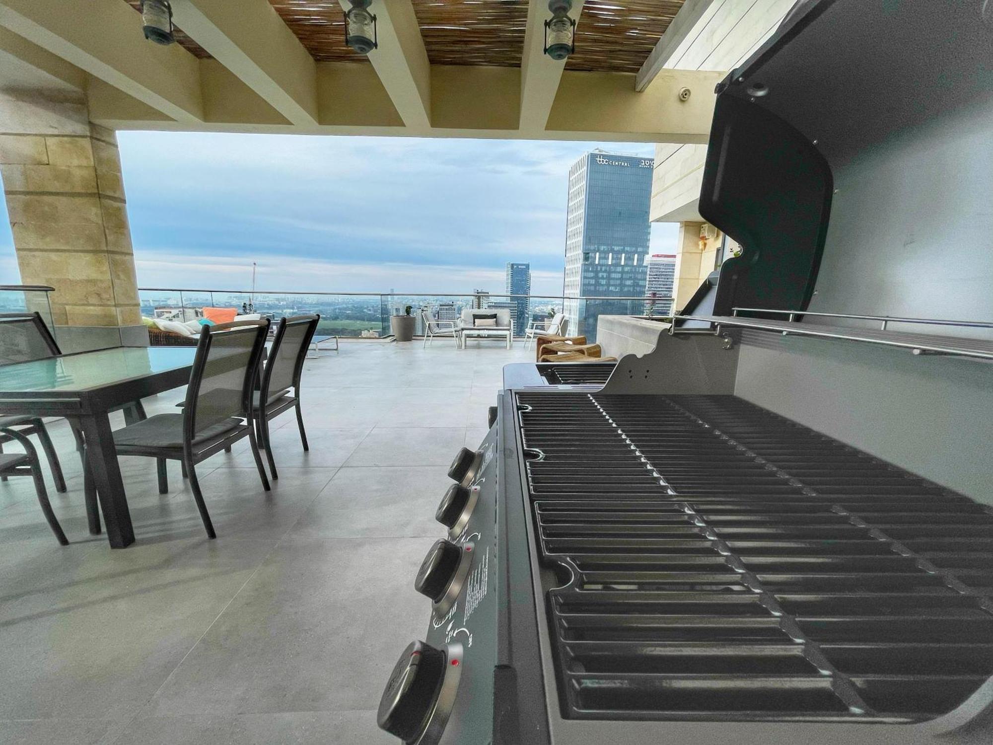 Apartament Beautiful Penthouse W/Amazing View, Prime Location Ramat Gan Zewnętrze zdjęcie