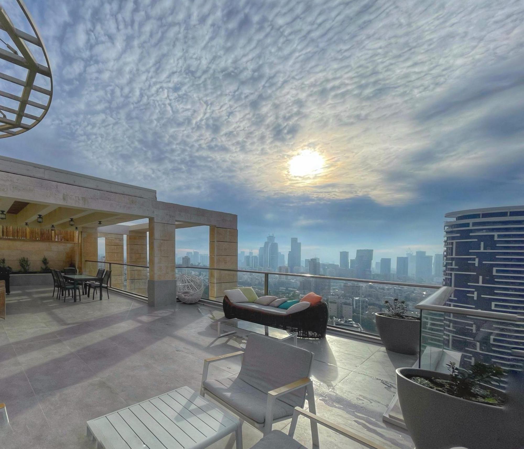 Apartament Beautiful Penthouse W/Amazing View, Prime Location Ramat Gan Zewnętrze zdjęcie